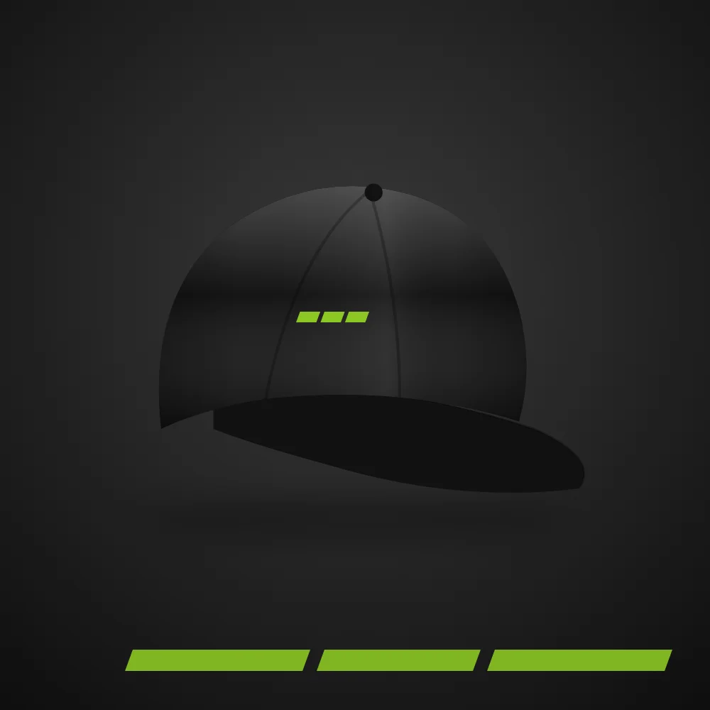 Cappellino Essential Black