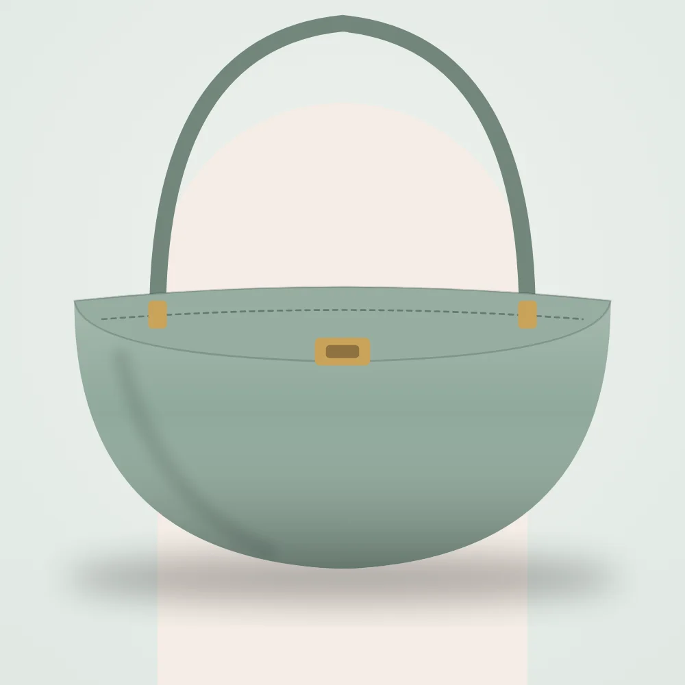 Borsa a Mezzaluna