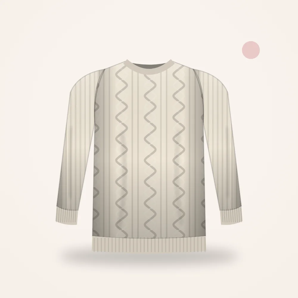 Maglione a Trecce